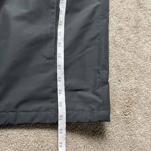 Eddie Bauer Rain Jacket Mens Medium Gray Weatheredge Waterproof Hooded Coat - Picture 6 of 7